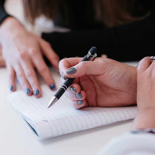 Close up sur des mains